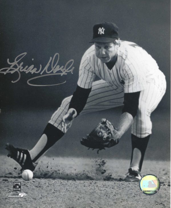 AUTOGRAPHED BRIAN DOYLE 8x10 New York Yankees Photo