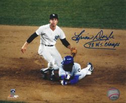 AUTOGRAPHED BRIAN DOYLE 8x10 New York Yankees Photo