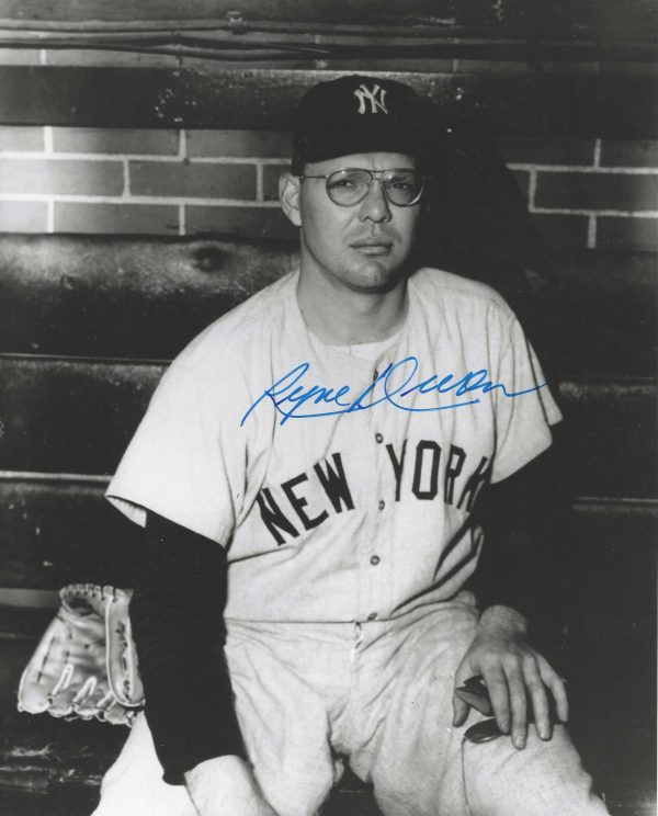 AUTOGRAPHED RYNE DUREN 8x10 New York Yankees Photo