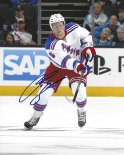 Autographed ANTON STRALMAN 8X10 New York Rangers Photo