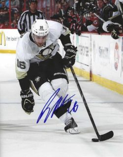 Autographed BRANDON SUTTER 8x10 Pittsburgh Penguins Photo