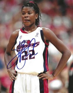 Autographed SHERYL SWOOPES 8X10 Houston Comets photo