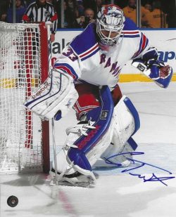 Autographed  CAM TALBOT 8X10 New York Rangers Photo