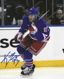 Autographed KEITH YANDLE 8X10 New York Rangers Photo
