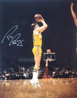 Autographed RICK BARRY 16x20 Golden State Warriors Photo