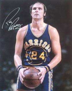 Autographed RICK BARRY 16x20 Golden State Warriors Photo