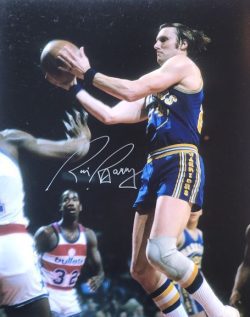 Autographed RICK BARRY 16x20 Golden State Warriors Photo