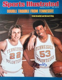 Autographed BERNARD KING 16X20 Tennessee Volunteers Photo