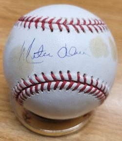 Autographed MATTY ALOU Official Rawlings Major League Baseball