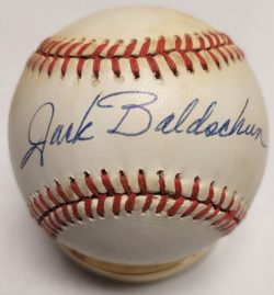 Autographed JACK BALDSCHUN Official National League Baseball