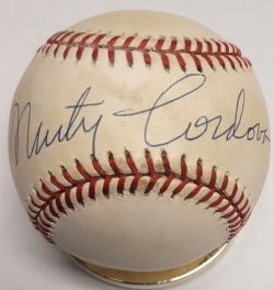 Autographed MARTY CORDOVA Official American League Baseball