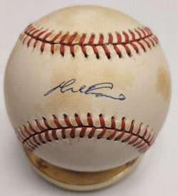 Autographed DEL ENNIS Rawlings Official National League Baseball