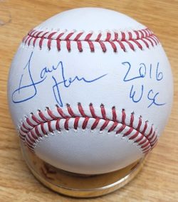 Autographed GARY JONES "2016 WSC" Rawlings Official Major League Baseball
