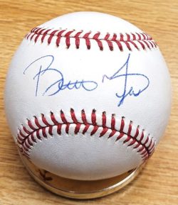 Autographed BRETT MYERS Official Major League Baseball