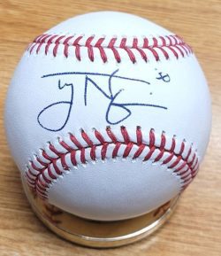Autographed TYLER NAQUIN "To Sam" Official Rawlings Major League Baseball
