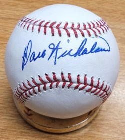 Autographed DAVE NICHOLSON Official Major League Baseball