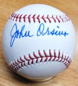 Autographed Johnny Orsino Official Major League Baseball
