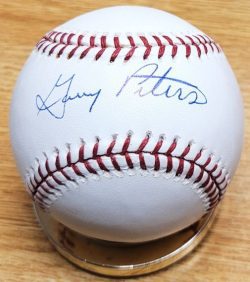 Autographed GARY PETERS Official Major League Baseball