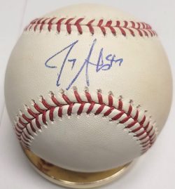 Autographed JERRY SANDS Official Major League Baseball PSA/DNA
