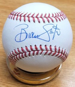 Autographed BRIAN SNITKER Official Major League Baseball