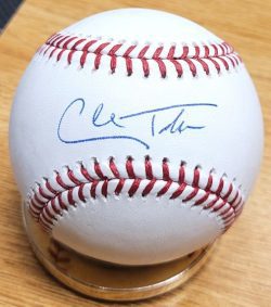 Autographed COLE TUCKER Official Major League Baseball