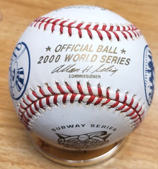 Autographed ROBIN VENTURA 2000 WORLD SERIES Official Major League Baseball - Image 2