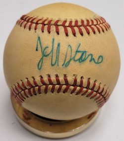 Autographed JEFF STONE Rawlings Official National League Baseball