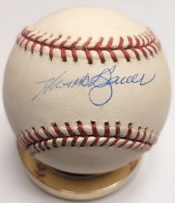 Autographed HANK BAUER Official Major League Baseball