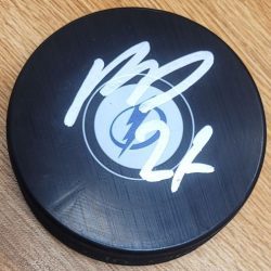Autographed RYAN MCDONAGH Tampa Bay Lightning Hockey Puck