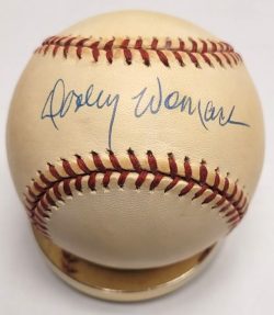 Autographed DOOLEY WOMACK Official American League Baseball