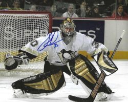 Autographed JEAN-SEBASTIEN AUBIN 8X10 Pittsburgh Penguins Photo