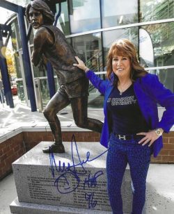 Autographed NANCY LIEBERMAN 8X10 HOF photo