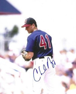AUTOGRAPHED CHARLES NAGY 8X10 Cleveland Indians Photo