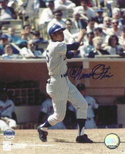 AUTOGRAPHED AMOS OTIS 8x10 New York Mets Photo