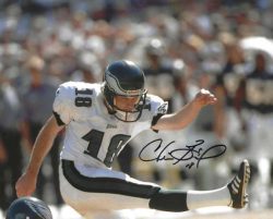 Autographed CHRIS BONIOL 8X10 Philadelphia Eagles Photo