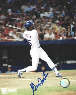 AUTOGRAPHED GEORGE FOSTER 8x10 New York Mets Photo