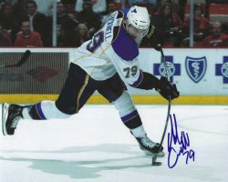 Autographed ADAM CRACKNELL 8X10 St. Louis Blues Photo