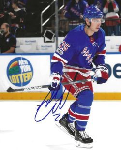 Autographed ADAM CRACKNELL 8X10 New York Rangers Photo