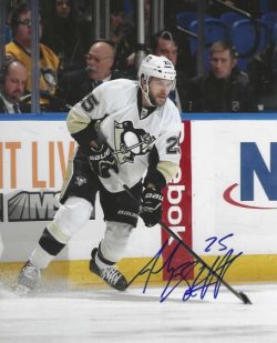 Autographed ANDREW EBBETT 8x10 Pittsburgh Penguins Photo
