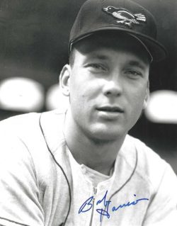 AUTOGRAPHED BOB HARRISON 8x10 Baltimore Orioles Photo