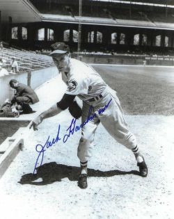 AUTOGRAPHED JACK HARSHMAN 8x10 Baltimore Orioles Photo