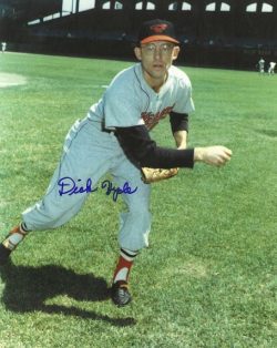 AUTOGRAPHED DICK HYDE 8x10 Baltimore Orioles Photo