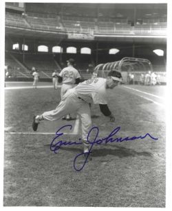 AUTOGRAPHED ERNIE JOHNSON 8x10 Baltimore Orioles Photo