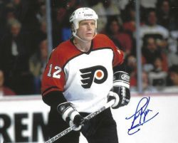 Autographed TIM KERR 8X10 Philadelphia Flyers Photo