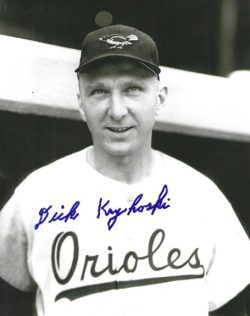 AUTOGRAPHED DICK KRYHOSKI 8x10 Baltimore Orioles Photo