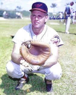 AUTOGRAPHED HOBIE LANDRITH 8x10 Baltimore Orioles Photo