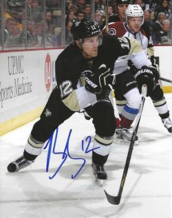 Autographed BEN LOVEJOY 8x10 Pittsburgh Penguins Photo