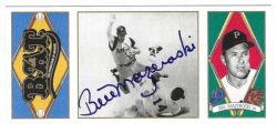 Autographed 1993 BILL MAZEROSKI Upper Deck BAT card