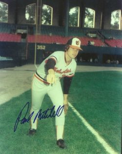 AUTOGRAPHED PAUL MITCHELL 8X10 Baltimore Orioles Photo
