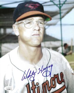 AUTOGRAPHED WHITEY HERZOG 8X10 Baltimore Orioles Photo JSA